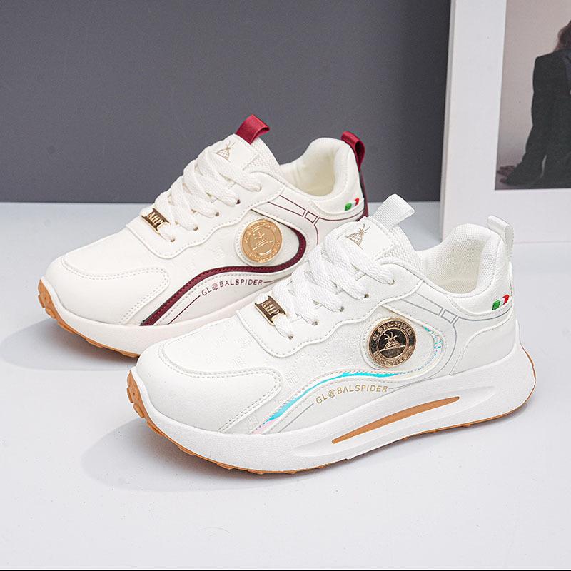 Spring and Autumn New Dad Shoes Ins Tide Lace-up Soft-soled Student Sports and Leisure Shoes Height Increase MR