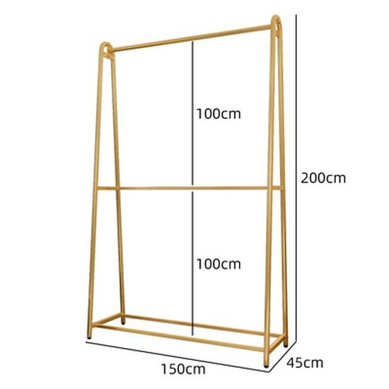 Double-Layer Floor Display Rack for Wedding Dresses