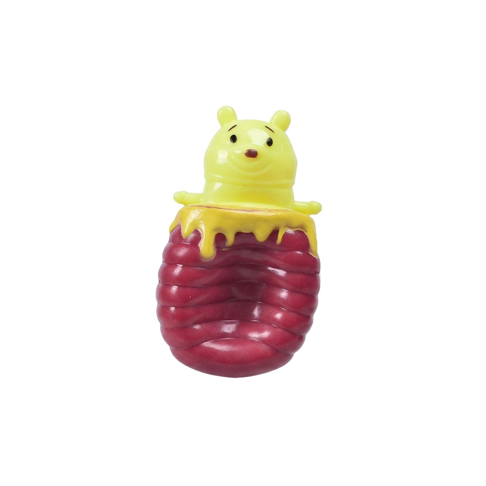 

Ceramic Decorative Container with Bear and Honey Pot Design for Storage and Display Use in Home or Office Spaces One Size