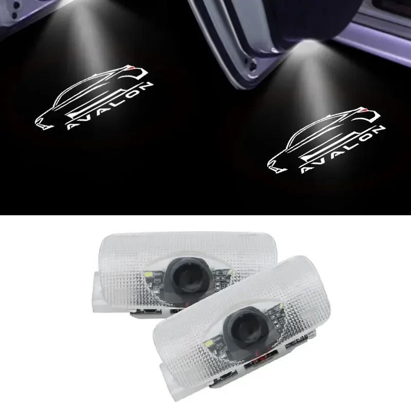 2Pcs LED Car Door Welcome Logo Light Styling for AVALON 2013-2019 Laser Courtesy Projector Ghost Shadow Lamp Decor Accessories