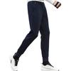 Fila Athletics Logo Mid-Rise Slim Fit Tapered Knit Joggers Men Bottoms Dark-Blue A61M141601FNV