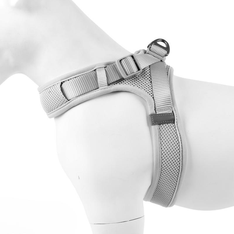 

Поводок для собаки Шлейка для питомца Дышащая шлейка для собаки Жилет Нагрудник Куртка Маленький и средний размер Собачья цепь XS