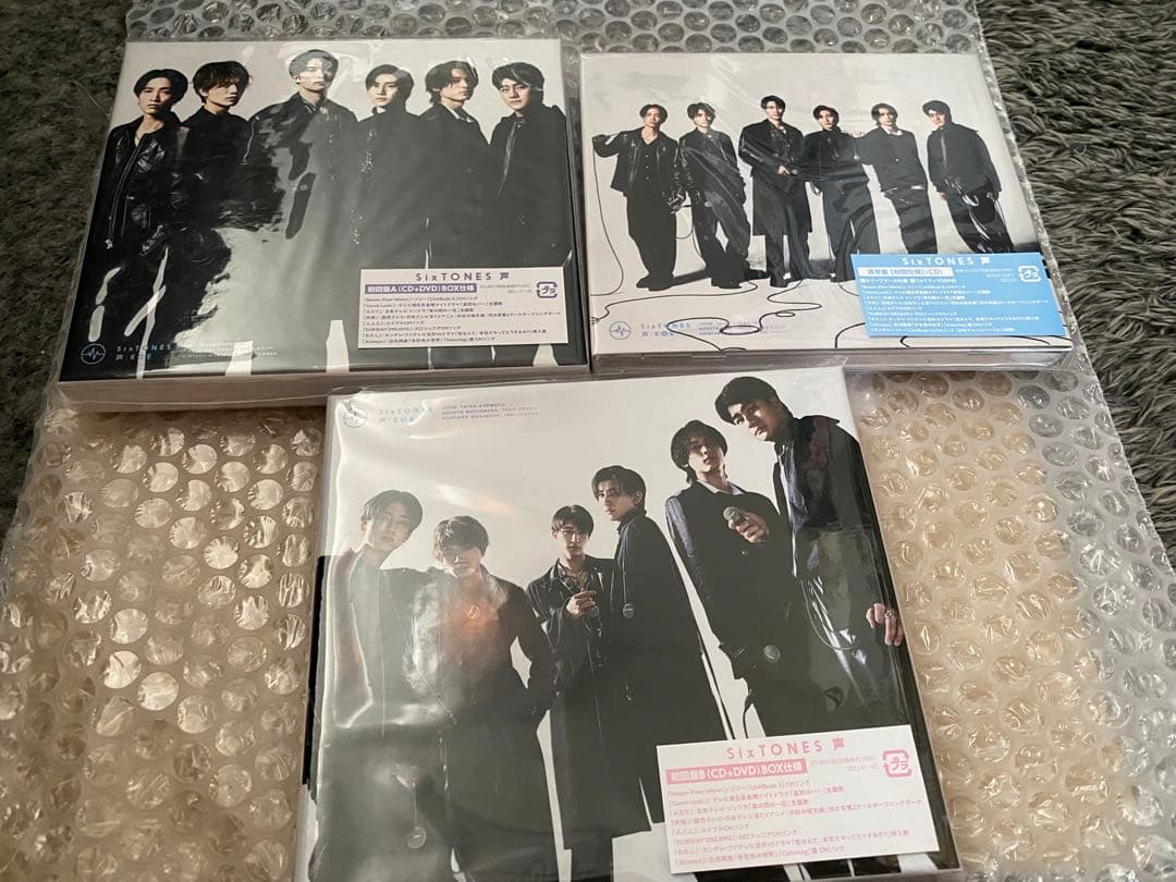 

[USED] SixTONES Voice DVD First Edition A+B+Normal Edition (First Edition) with bonus for purchasers