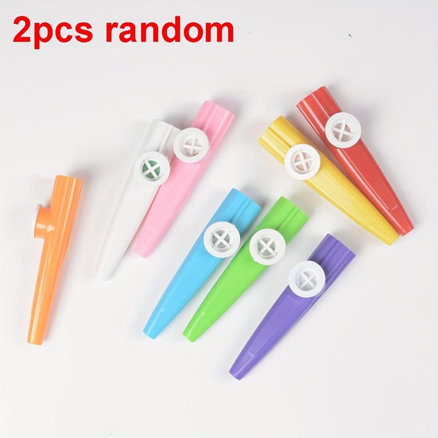 

2pcs Plastic Kazoos Musical Instruments Gift A Good Companion for Ukulele Violin Guitar Piano Keyboard Gifts ZSY