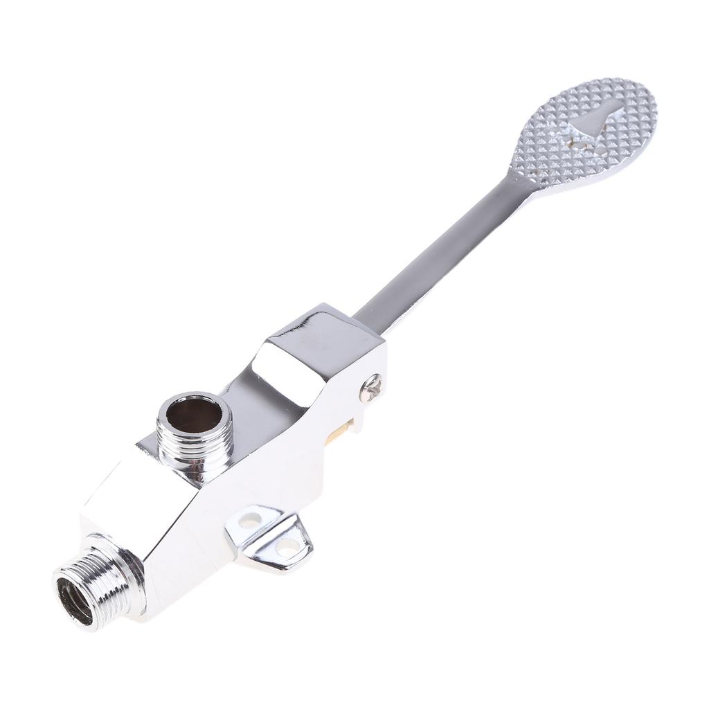 Kitchen Sink Faucets Single Hole Foot Pedal Control Cold Water Faucet Deck Mount Pulldown Faucet Corrosion-resistant