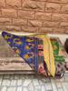 Green Floral Kantha Quilt: Vintage Indian Patchwork Throw