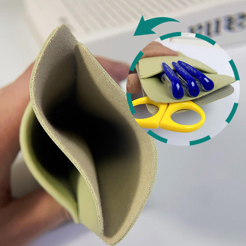 1PC Pocket Protector PVC Pen Pouch Holder Organizer Handmade Pencil Pocket Holder for Lab Coat Shirt Note School Office