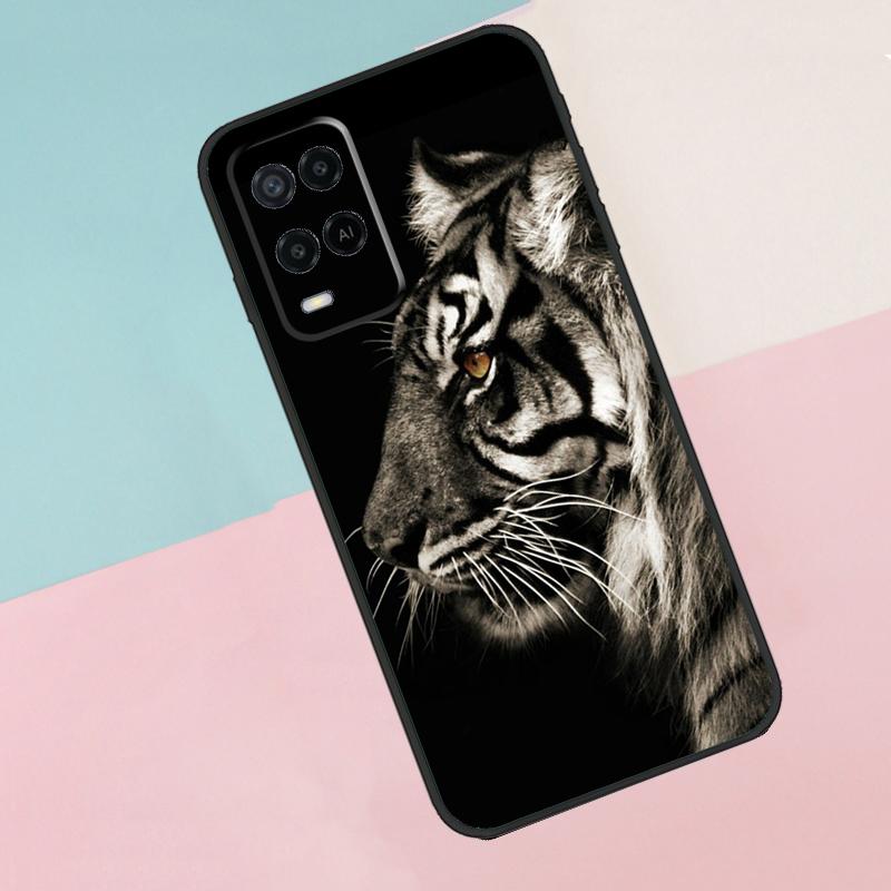 Lion Tiger Face For Oppo A16 A76 A96 A15 A80 A60 A40 A94 A54 A98 A78 A18 A38 A58 A17 A77 A74 A57S Phone Case