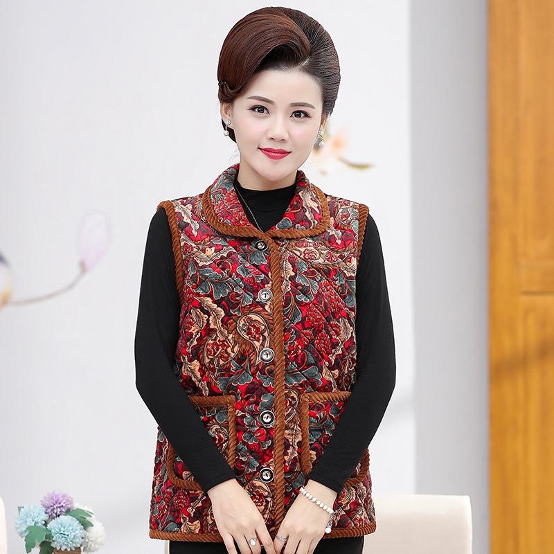 Vest Women's Autumn and Winter Velvet Thermal Clothing Short Vest Lapel Sleeveless Thickened Vest Outer Wear