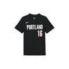 X NBA Portland Trail Blazers Yang Hansen 16 Jersey Simple Comfortable Versatile Fashion Basketball Men Jersey IV0566-015