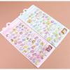 New 2025  popular 3D rainbow embossed stickers for children, featuring cute animals, perfect for decorating planner books Gifts