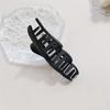1Pc Large Matte Wave Hair Clips for Women | Vintage Y2K Style, Solid Color Shark Clips, Elegant Acrylic, Easy to Bundle and Style Additions