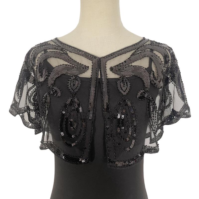 Summer Women's Sequin Mesh Shrug - Versatile Outerwear