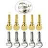 2pieces/set Simple Design Gold/Silver Color Saxophone Sax Neck Screw Alto Tenor Woodwind Instrument Accessories