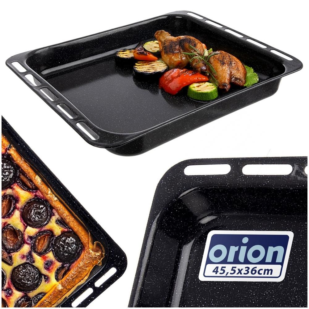 Deep enameled baking tray 44.5x36x5 cm