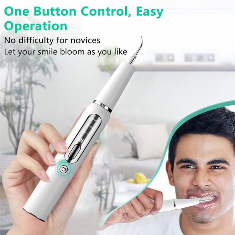 Ultrasonic Dental Scaler For Teeth Tartar Stain Tooth Calculus Remover Electric Sonic Teeth Plaque Cleaner Dental Stone Removal