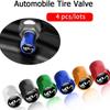 Car Tire Valve Caps Tyre Rim Stem Covers Decorative for New Sportage Ceed Sorento Cerato Optima Picanto Rio Soul K5 Stonic