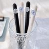 Romantic Limited Edition Rotating Neutral Pen - Quick-Drying Rose Design & Alice Question-Mark
