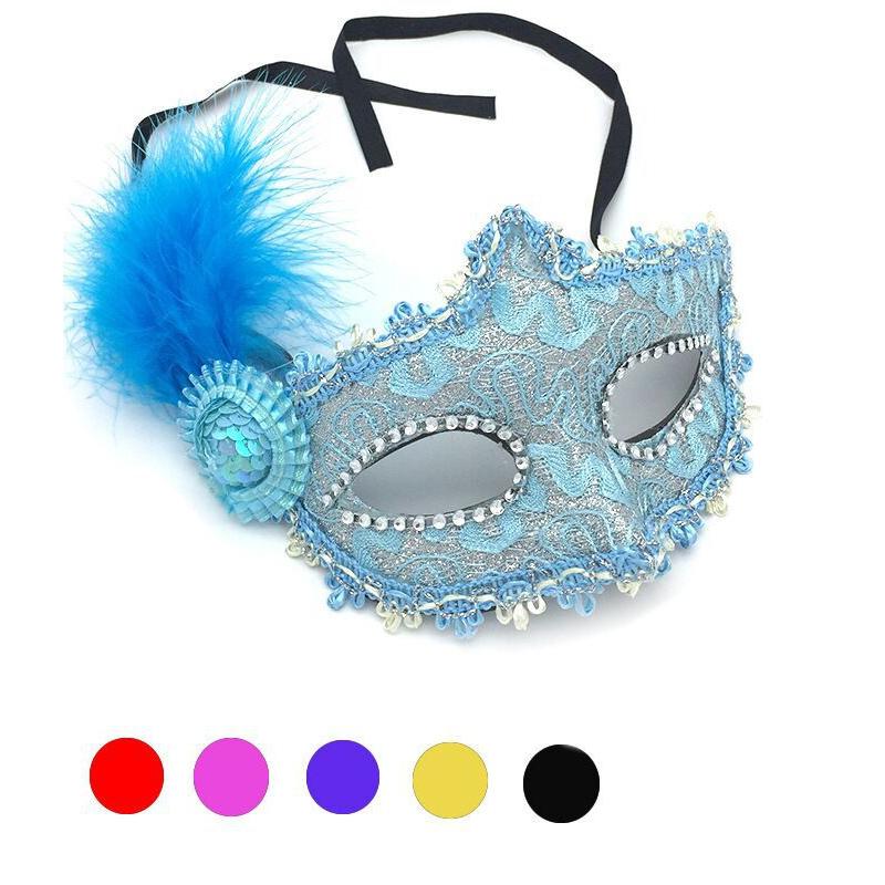 Jul Elegant Maske Komfortabel å ha på 18 * 10cm Halloween Tilbehør Glamorøse Maskerade Masker Maske