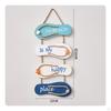 Nautical Welcome Sign Mediterranean Door Hanger Coastal Wall Decor for Restaurant, Cafe, Washroom