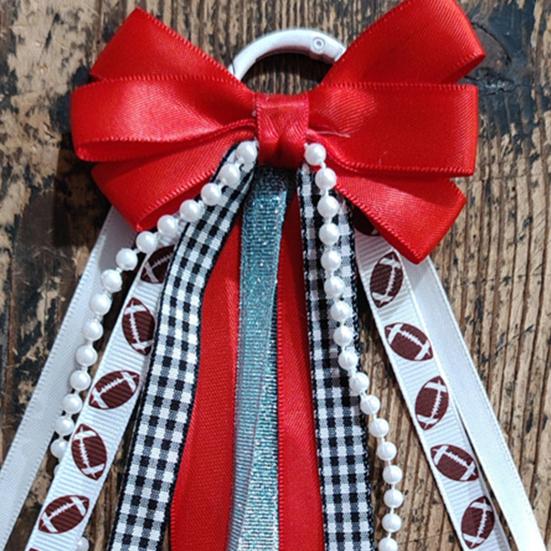 2 Pcs 2Pcs Ribbon Bow on Design Satin for Women