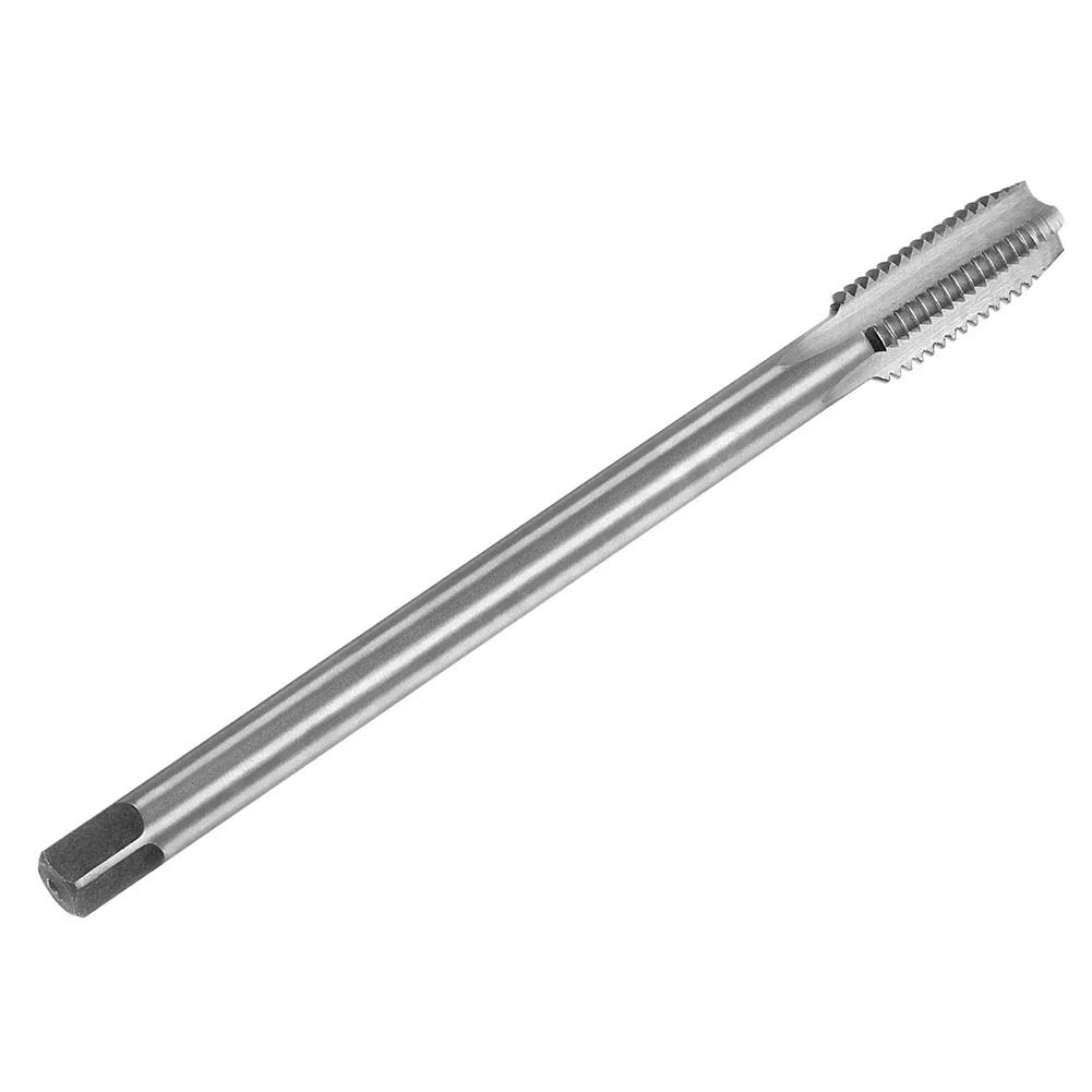 HSS 6542 Tap Square Shank Width 6.2 Mm Extra Long Tapping Tool 1.5 Thread Pitch 130mm Length Tapping Tool 4 Chip Flutes