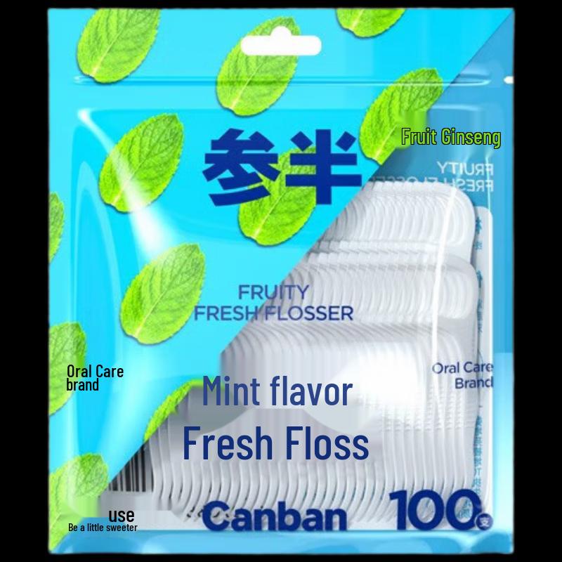 CanBan Mint Dental Floss (100-Pack)