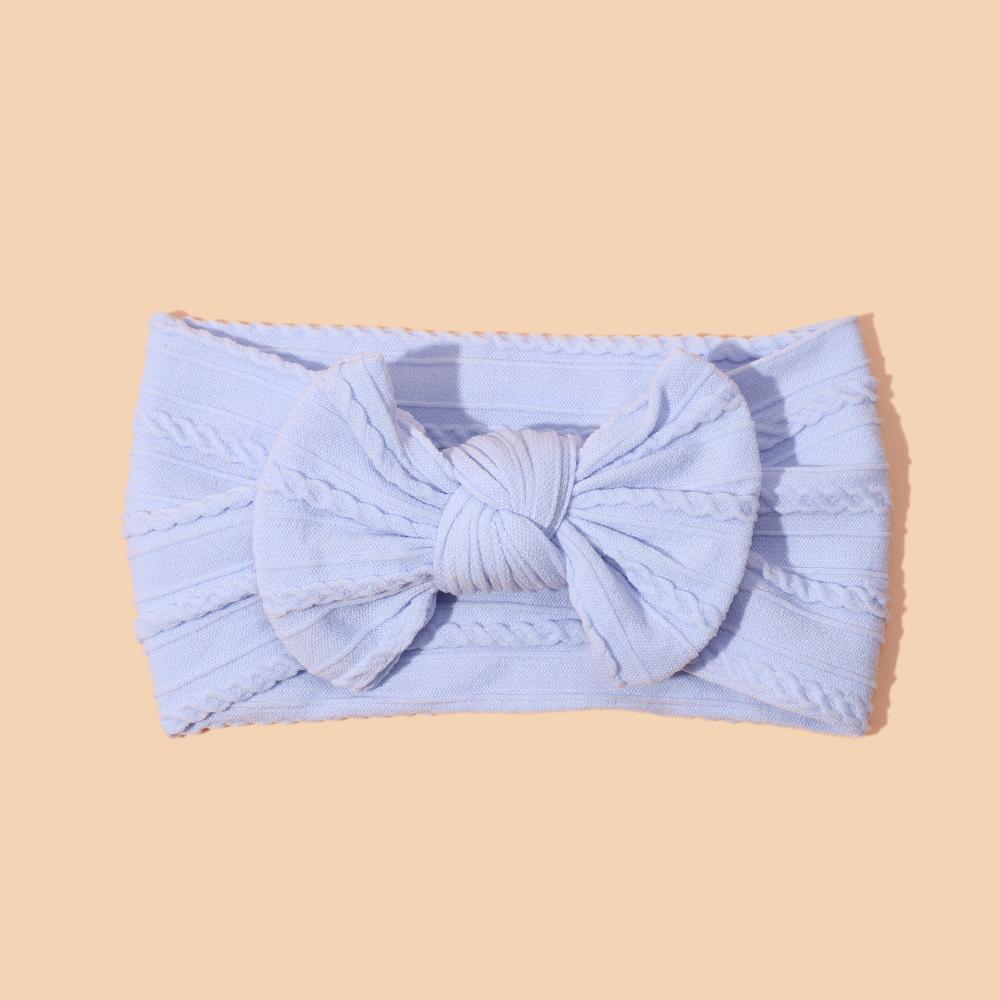 1 Pezzo Fascia per Testa Neonato per Bambine Lavorata a Maglia Elastica Turbante per Bambini Fiocchi per Bambini Morbido Nylon Cappelli per Bambini Accessori per Capelli 32 Colori