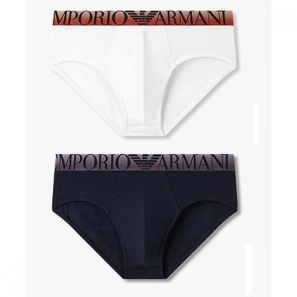 Emporio Armani Мужской хлопковый набор из 2 предметов с градиентом 0815111016 0815111017 M(100)