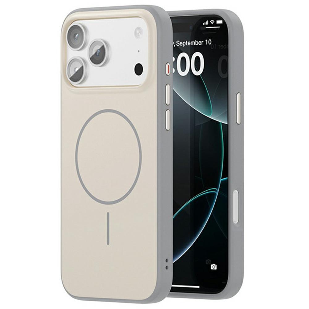 For iPhone 17 Pro Case Compatible with MagSafe Shockproof TPU PC Phone Back Cover