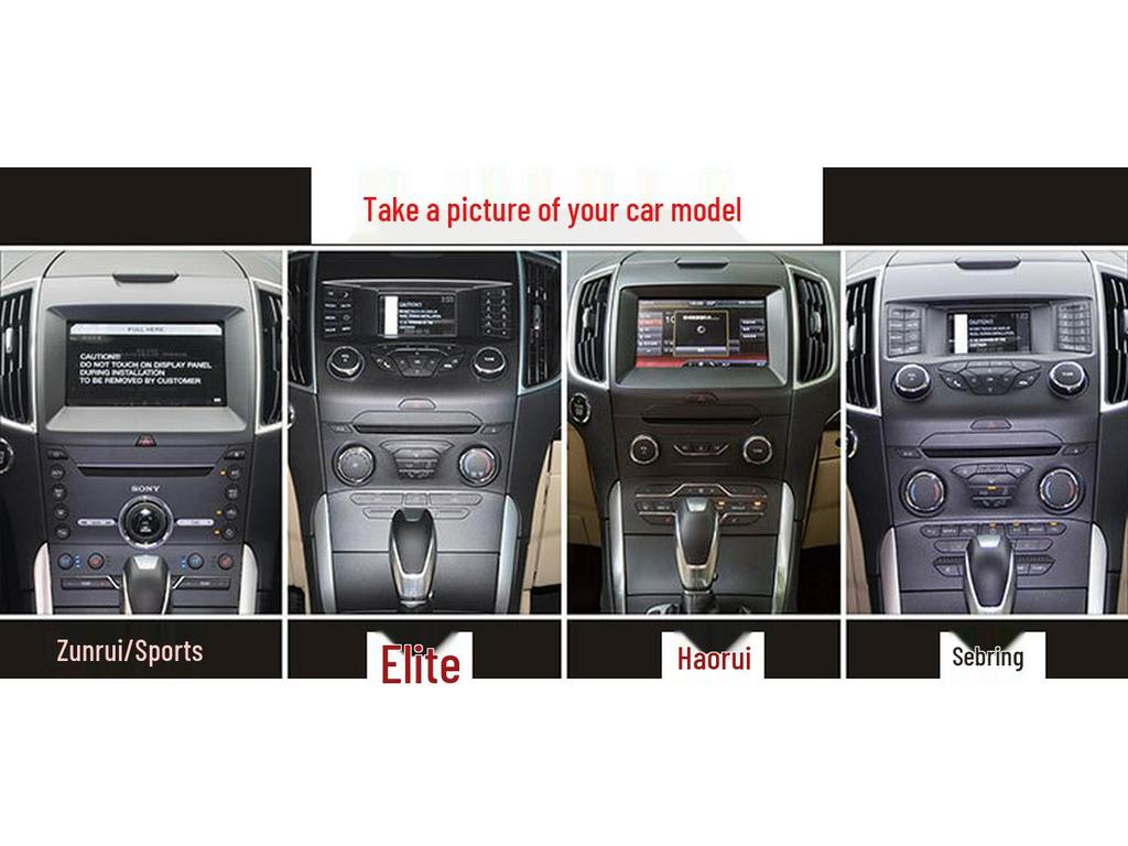 15-18 Edge Interior Carbon Fiber Gear Shift Stickers