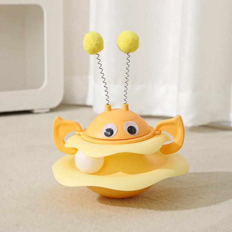 Cat Toy, Bee, Unbreakable Doll, Play Plate, Cat Teasing Tool, Self-entertaining Cat Toy, Cat Teasing Stick