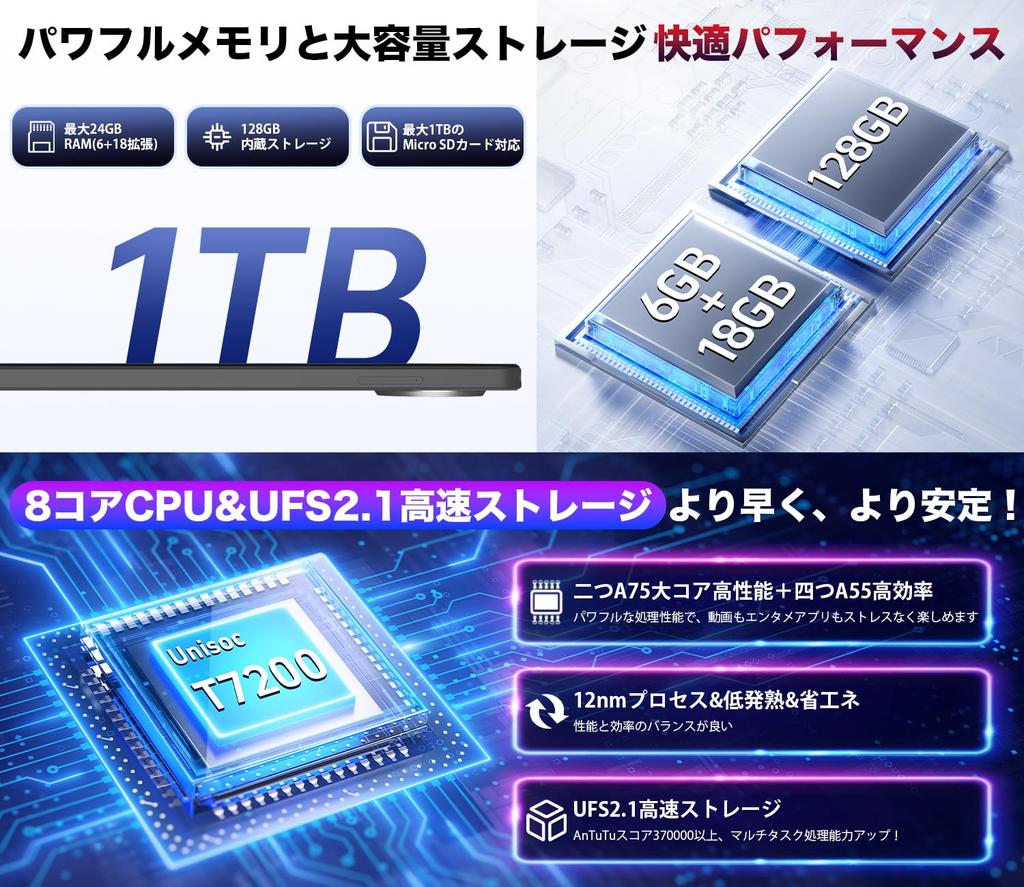 16 Large Screen Coming in Android Tablet with 2K 7000mAh Widevine L1 AI Face Split FM GMS and Technical Approval This tablet is ideal for watching and