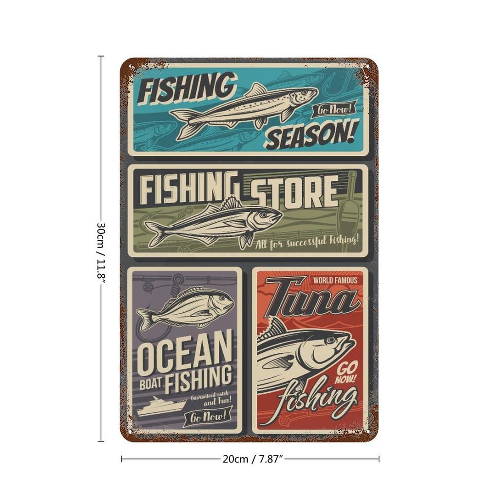 1PC Vertical Retro Weathered Patina Tin Wall Sign, 20x30cm or 30x40cm, Vintage Metal Poster for Restaurant Bar Home Cafe or Garage Decoration