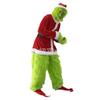 Christmas Grinch Grinch The green-haired monster Grinch cos Costume latex mask headgear performance outfit set