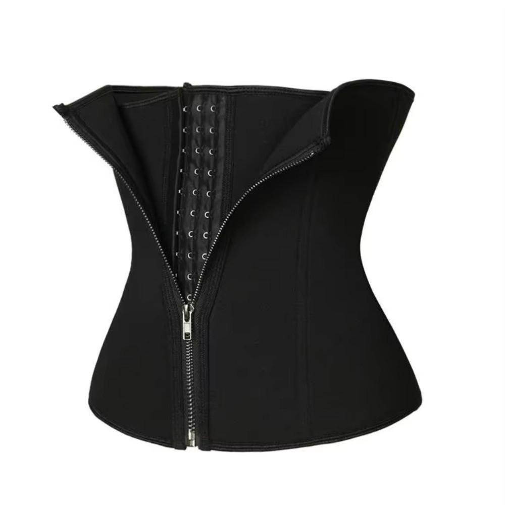 Corset Modelador de Cintura Preto Modelador de Barriga Novo Cinto para Emagrecer a Cintura Mulheres
