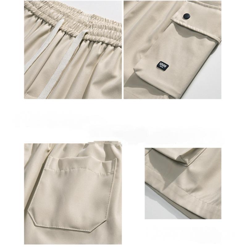 Sommer-Cargo-Shorts für Herren, Harajuku, Y2k, Retro, All-Match, Baggy, gerade Hose, weites Bein, neue Arbeitshose für Herren, Größe M-5XL