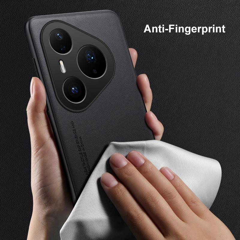 Luxury PU Leather Case For Huawei Pura 80 Pro Plus Back Cover Matte Silicone Full Protection Phone Case For Huawei Pura 80 Ultra