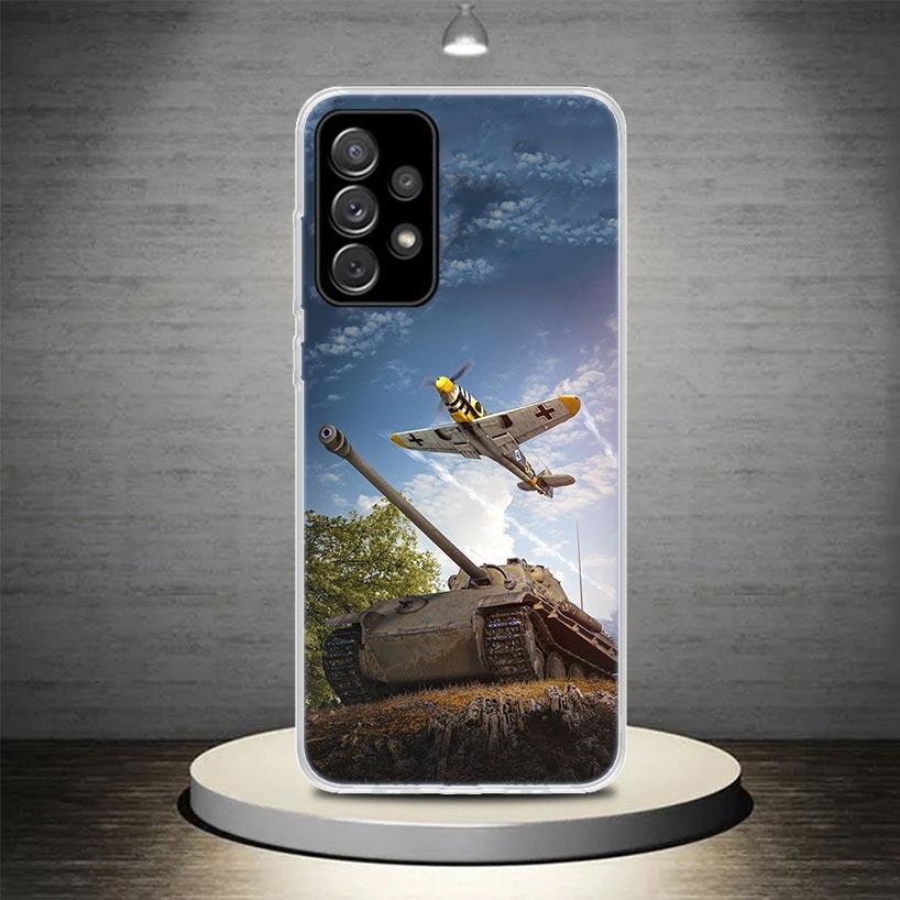 

Чехол для телефона World of Tanks Fundas для Samsung Galaxy A12 A22 A32 A42 A52 A72 A02S A51 A50 A41 A31 A21S A20S A40 A30S A71 A70S A20 Samsung A10S