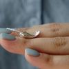 J.Lauren Orca Whale Silver Necklace N01229