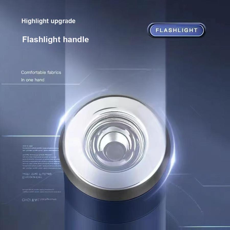 Novo Guarda-chuva com Lanterna LED Combo Guarda-chuva Dobrável Multifuncional com Luz Forte, à Prova de Vento e Protetor Solar - Fábrica