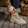 Men's Short Boots 2026 Winter New Plush Thicken Outdoor Non Slip High Top Shoes Comfortable Fashion Cross Tied Warm Cotton Shoes