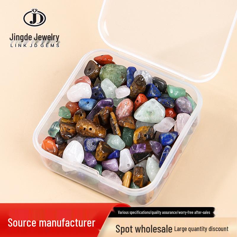 Jingde Piedras Mixtas de Cristal y Jade para Hacer Joyería - Abalorios Accesorios DIY