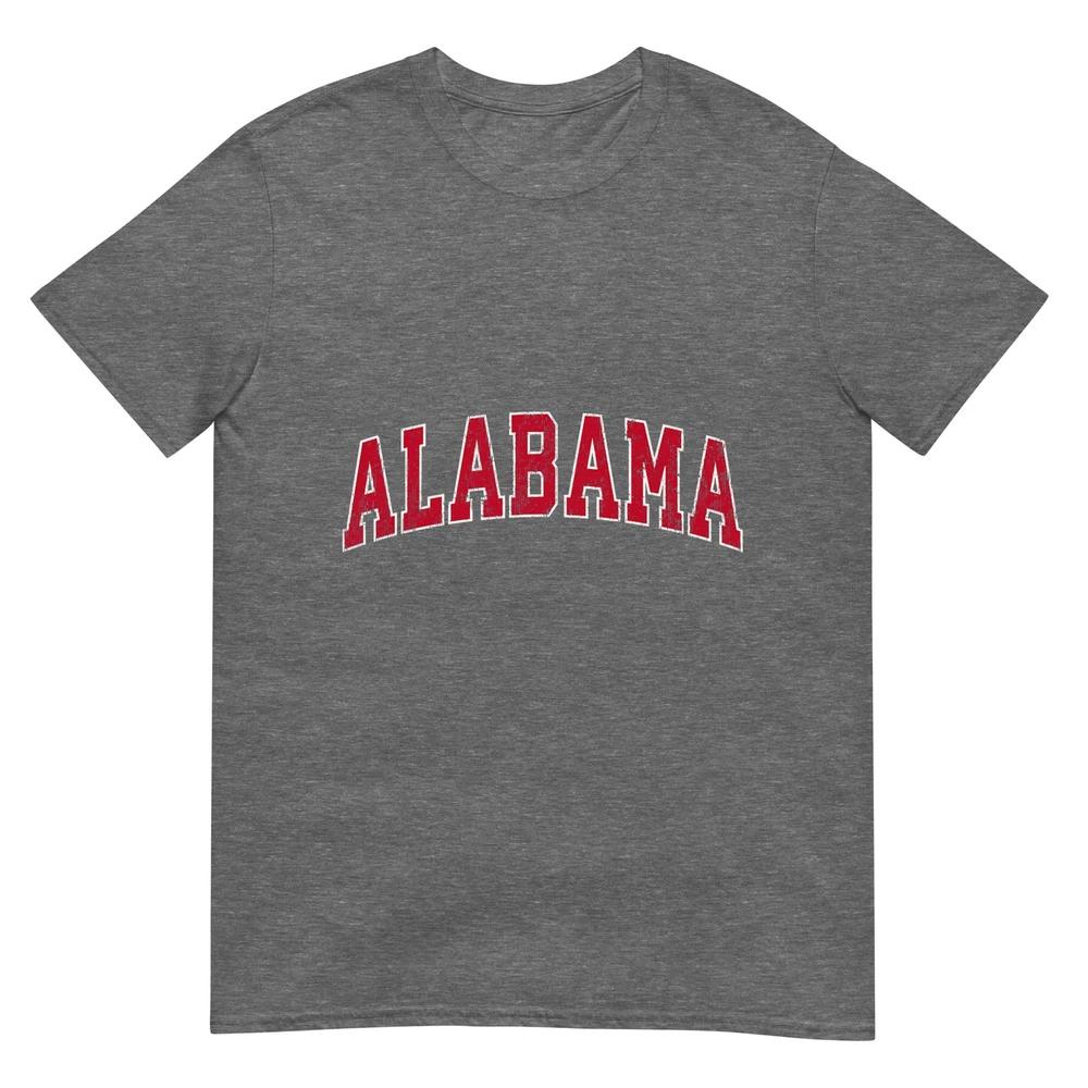 Alabama Al Vintage Sports Design Red Design TShirt