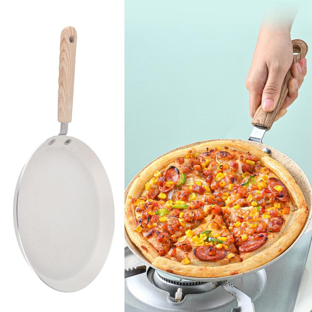 Non Stick Frying Pan Beige Flat Bottomed Cooking Pot Practical Flat Bottomed Pan Kitchen Cooking
