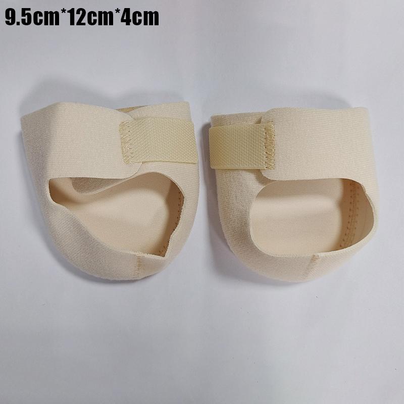 

1 Pair Silicone Heel Pads Shock Absorption Relieving Leg Pressure Adjustable Straps To Prevent Slipping Insoles S