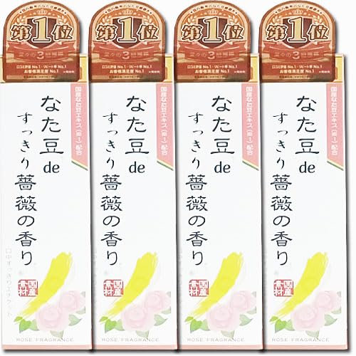 

[140g x 4 bags] Refreshing Rose Scent with Sword Bean Extract (140g x 4 bags) (4543268071192-4) Made with domestic sword bean extract for fresh breath