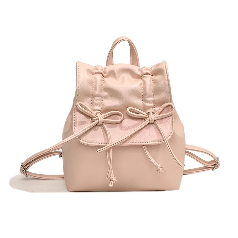 Korean Version of Lady Style Niche Backpack Women's 2025 New Fashion Handbag High-end Casual Small Backpack