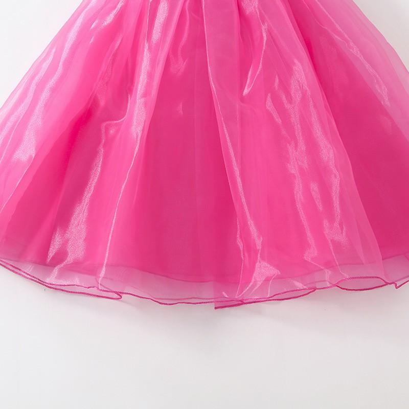 Girls Princess Dress Short Sleeve Party Costume Kids 110-150cm