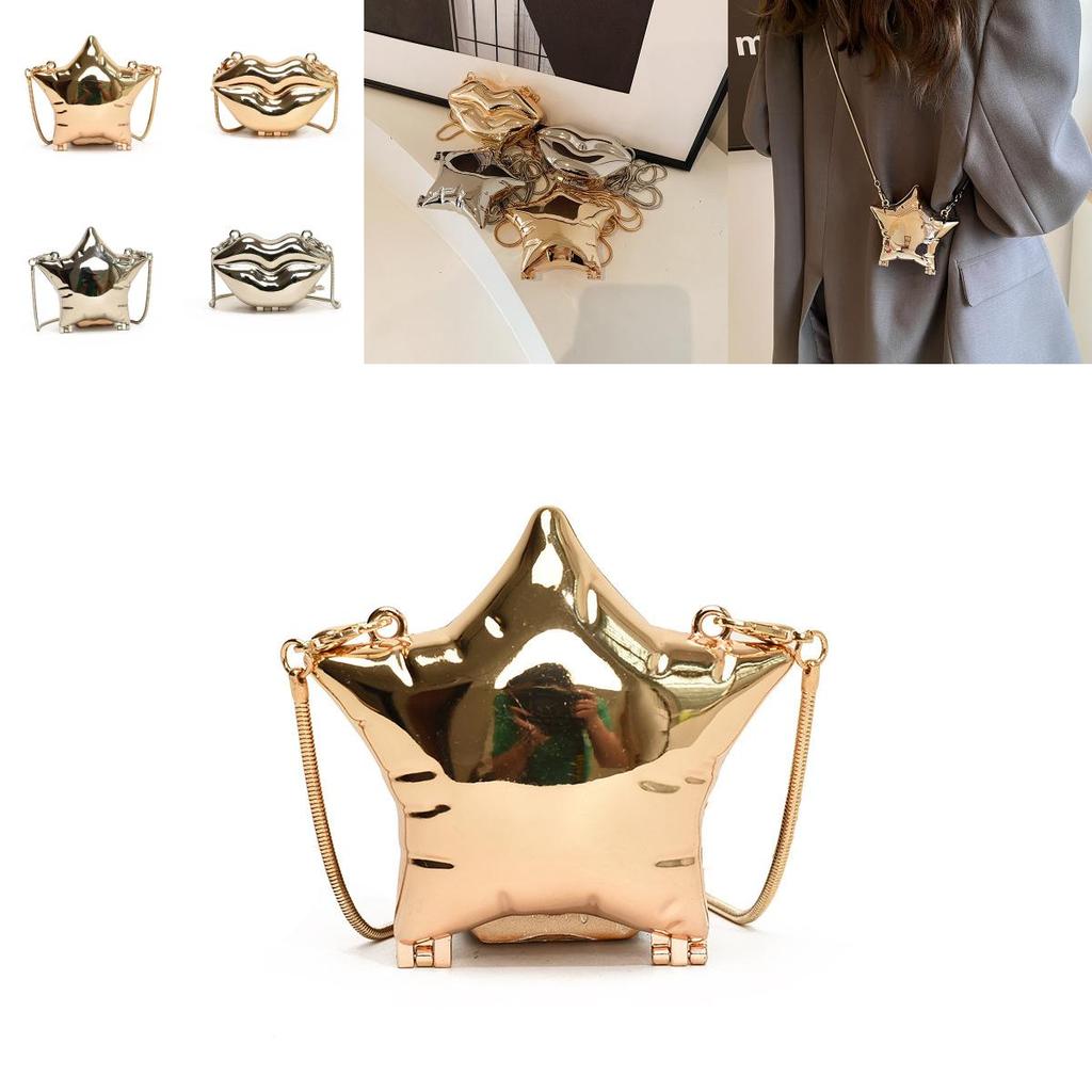 Trendy Mini Acrylic Star Box Shoulder Bag For Women Elegant Evening Purse With Unique Design
